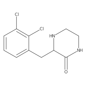 (R)-3-(2,3-Dichlorobenzyl)piperazin-2-one结构式