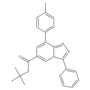 Tert-butyl 3-phenyl-8-(p-tolyl)-[1,2,4]triazolo[4,3-a]pyridine-6-carboxylate Structure