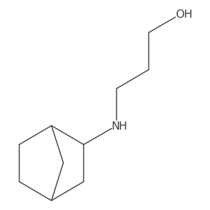 3-({Bicyclo[2.2.1]heptan-2-yl}amino)propan-1-ol结构式