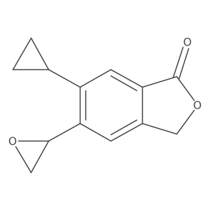 6-Cyclopropyl-5-oxiran-2-yl-2-benzofuran-1(3H)-one结构式