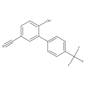6-Hydroxy-4'-(trifluoromethyl)-[1,1'-biphenyl]-3-carbonitrile Structure