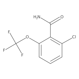 2-Chloro-6-(trifluoromethoxy)benzamide结构式