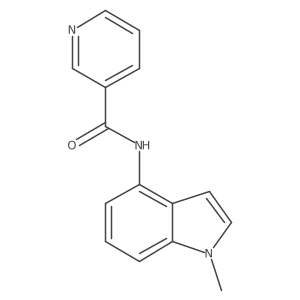 N-(1-methyl-1H-indol-4-yl)nicotinamide Structure