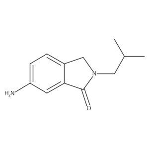6-Amino-2-isobutylisoindolin-1-one Structure