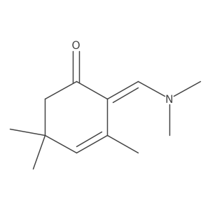 2-[(Dimethylamino)methylene]-3,5,5-trimethyl-3-cyclohexen-1-one Structure