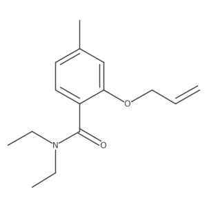 N,N-Diethyl-4-methyl-2-(2-propen-1-yloxy)benzamide结构式