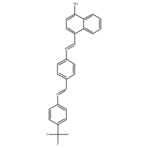 1-Amino-4-[[4-[[4-(trifluoromethyl)phenyl]diazenyl]phenyl]diazenyl]naphthalene Structure