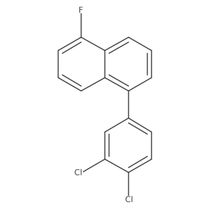 1-(3,4-Dichlorophenyl)-5-fluoronaphthalene Structure