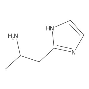 (2R)-1-(1H-imidazol-2-yl)propan-2-amine结构式