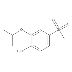 4-Methylsulfonyl-2-propan-2-yloxyaniline Structure