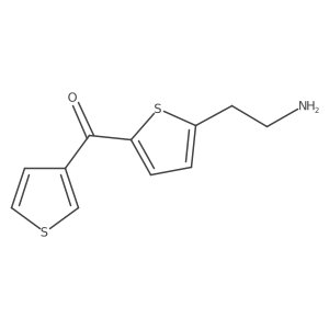 [5-(2-aminoethyl)-2-thienyl]-(3-thienyl)methanone Structure