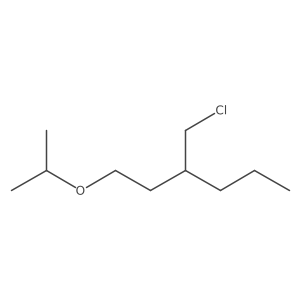 3-(Chloromethyl)-1-(propan-2-yloxy)hexane结构式