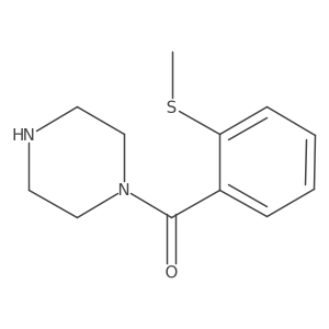 1-[2-(Methylsulfanyl)benzoyl]piperazine Structure