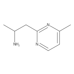 1-(4-Methylpyrimidin-2-yl)propan-2-amine Structure