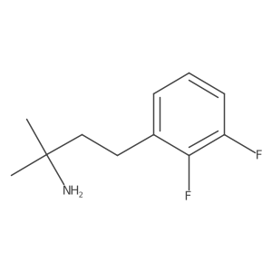 4-(2,3-Difluorophenyl)-2-methylbutan-2-amine Structure