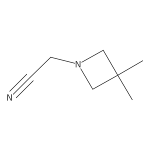 2-(3,3-Dimethylazetidin-1-yl)acetonitrile结构式