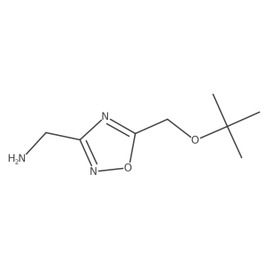 {5-[(Tert-butoxy)methyl]-1,2,4-oxadiazol-3-yl}methanamine Structure
