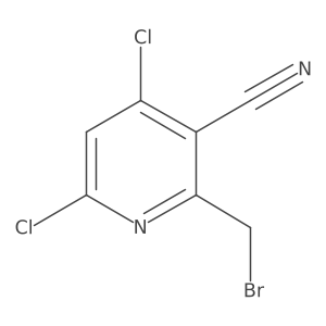 2-(Bromomethyl)-4,6-dichloronicotinonitrile Structure