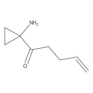 1-(1-Aminocyclopropyl)pent-4-en-1-one Structure