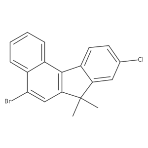 5-Bromo-9-chloro-7,7-dimethyl-7H-benzo[c]fluorene结构式