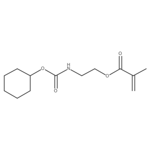 2-(Cyclohexyloxycarbonylamino)ethyl 2-methylprop-2-enoate结构式