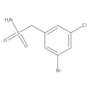 (3-Bromo-5-chlorophenyl)methanesulfonamide结构式