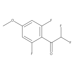 1-(2,6-Difluoro-4-methoxyphenyl)-2,2-difluoroethan-1-one Structure