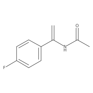 N-(1-(4-Fluorophenyl)vinyl)acetamide Structure