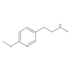 [2-(6-Methoxypyridin-3-yl)ethyl](methyl)amine Structure