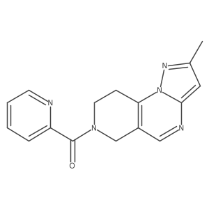 (4-Methyl-2,3,7,11-tetrazatricyclo[7.4.0.02,6]trideca-1(9),3,5,7-tetraen-11-yl)-pyridin-2-ylmethanone结构式