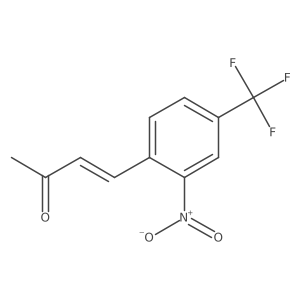 4-[2-Nitro-4-(trifluoromethyl)phenyl]but-3-en-2-one Structure