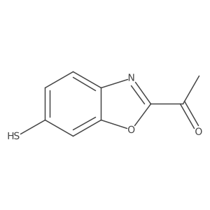 1-(6-Mercaptobenzo[d]oxazol-2-yl)ethanone结构式
