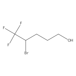 4-Bromo-5,5,5-trifluoro-pentan-1-OL Structure