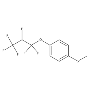 4-(1,1,2,3,3,3-Hexafluoropropoxy)(methylthio)benzene Structure
