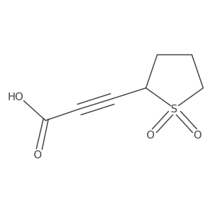 3-(1,1-Dioxo-1lambda6-thiolan-2-yl)prop-2-ynoic acid结构式