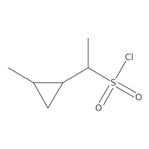 1-(2-Methylcyclopropyl)ethane-1-sulfonyl chloride Structure