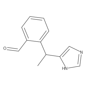 2-[1-(1H-imidazol-4-yl)ethyl]benzaldehyde结构式