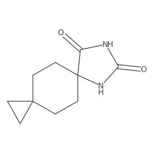 8,10-Diazadispiro[2.2.46.23]dodecane-7,9-dione结构式
