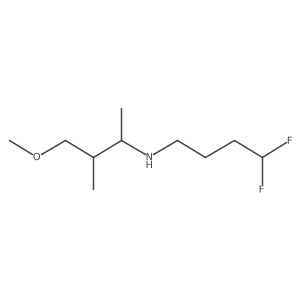 1-Butanamine, 4,4-difluoro-N-(3-methoxy-1,2-dimethylpropyl)-结构式