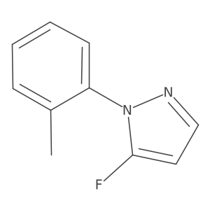 5-Fluoro-1-(2-methylphenyl)-1H-pyrazole Structure