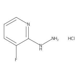 3-Fluoro-2-hydrazinylpyridine hydrochloride Structure