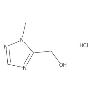 (1-methyl-1H-1,2,4-triazol-5-yl)methanol hydrochloride结构式