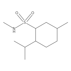 N,5-dimethyl-2-(propan-2-yl)cyclohexane-1-sulfonamide Structure