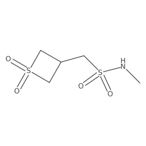 1-(1,1-dioxo-1lambda6-thietan-3-yl)-N-methylmethanesulfonamide Structure
