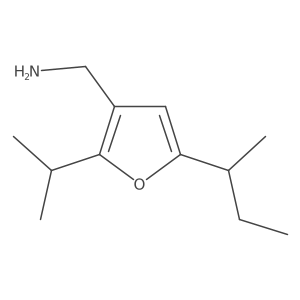 [5-(Butan-2-yl)-2-(propan-2-yl)furan-3-yl]methanamine Structure