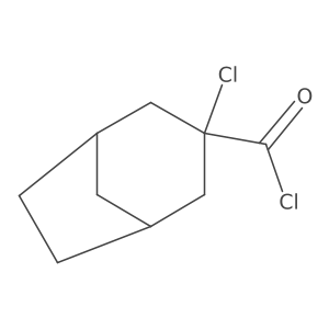 3-Chlorobicyclo[3.2.1]octane-3-carbonyl chloride Structure