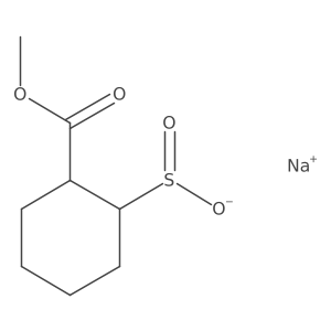 Sodium 2-(methoxycarbonyl)cyclohexane-1-sulfinate Structure