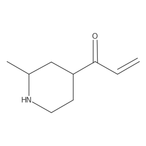 rac-1-[(2R,4R)-2-methylpiperidin-4-yl]prop-2-en-1-one结构式