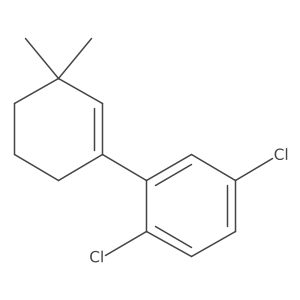 1,4-Dichloro-2-(3,3-dimethylcyclohex-1-en-1-yl)benzene Structure