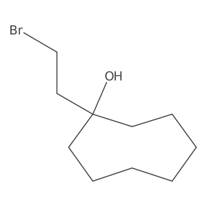1-(2-Bromoethyl)cyclooctan-1-ol Structure